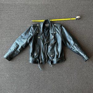 Vintage Leather Motorcycle Jacket